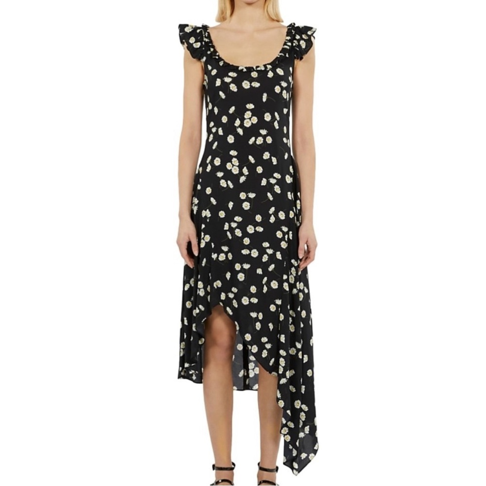 The Kooples Floral Black Dress